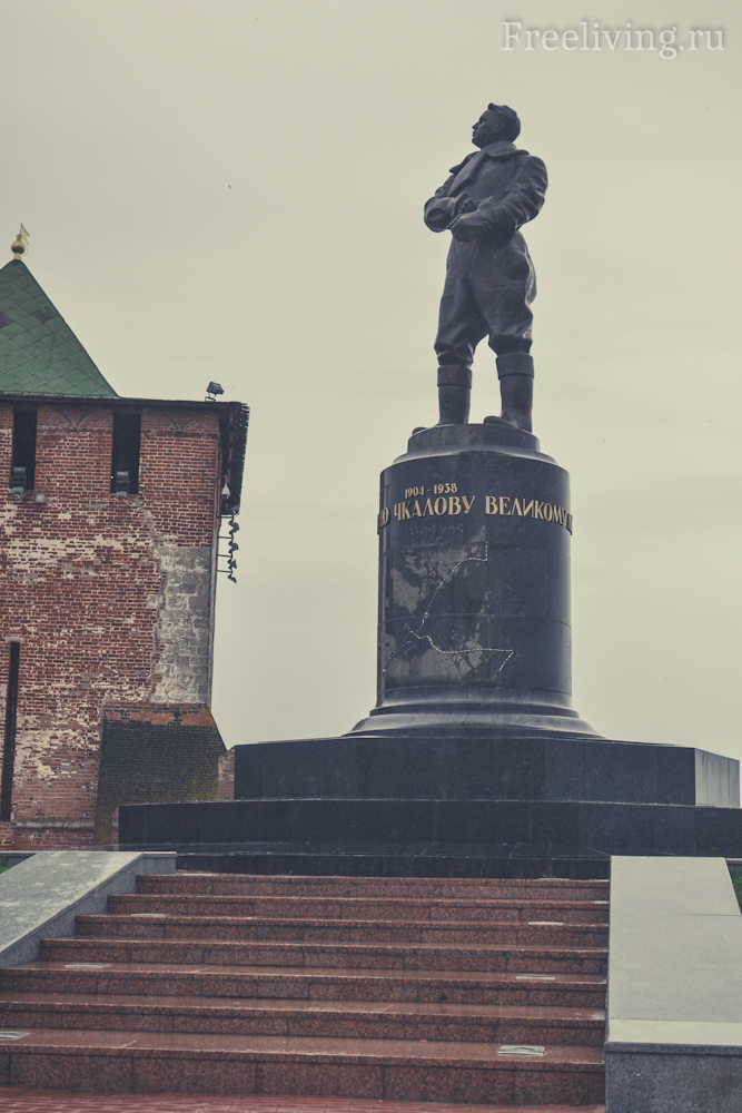 Памятник Чкалову, Нижний Новгород